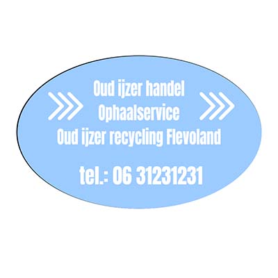 Ovaalvormig Bedankje Spiegelacrylaat 8×5cm