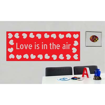 Muurdecoratie 60x150 cm van acrylaat, persoonlijke ontwerp