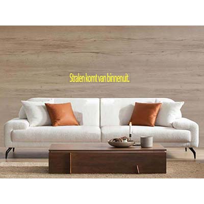 Muursticker 10x60 cm met gepersonaliseerde tekst in zwart vinyl
