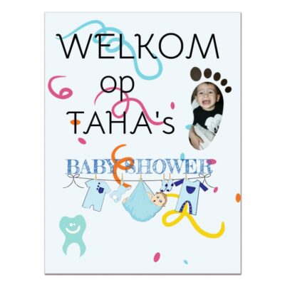 Welkomstbord forex 60x80 cm – 5 mm dik f.c. print